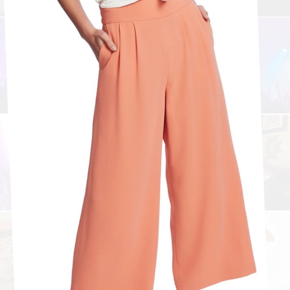 1.STATE Wide Leg Pants Apricot new with tags